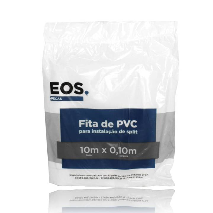 Kit de Fita PVC EOS Branca para Instalação de Split 10m x 0,10m - 50 Unidades