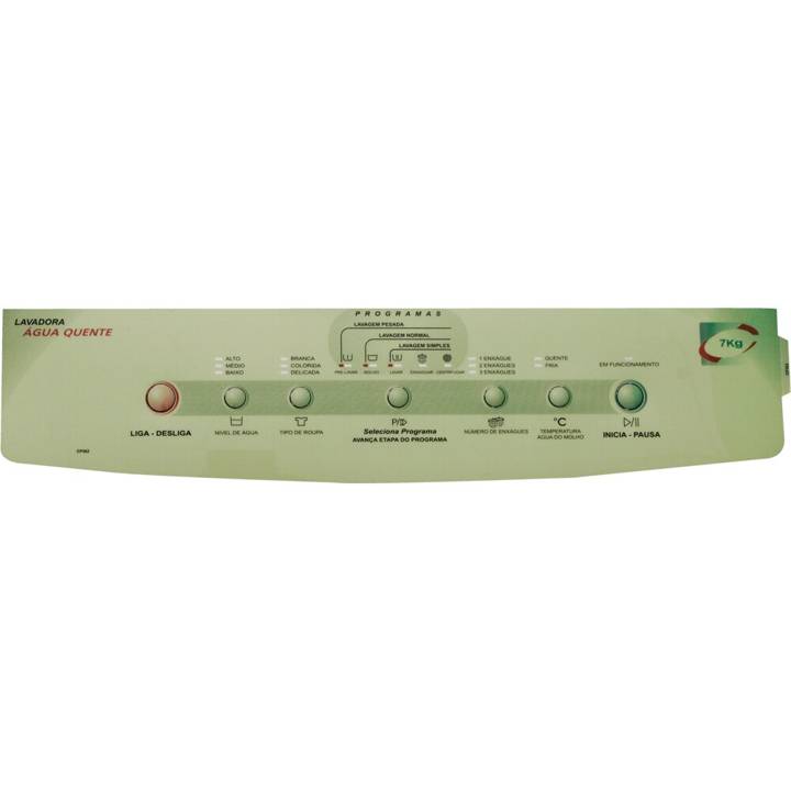 Painel Decorativo Compatível Lavadora Brastemp Advantech BWQ07A CP0562 CP Placas