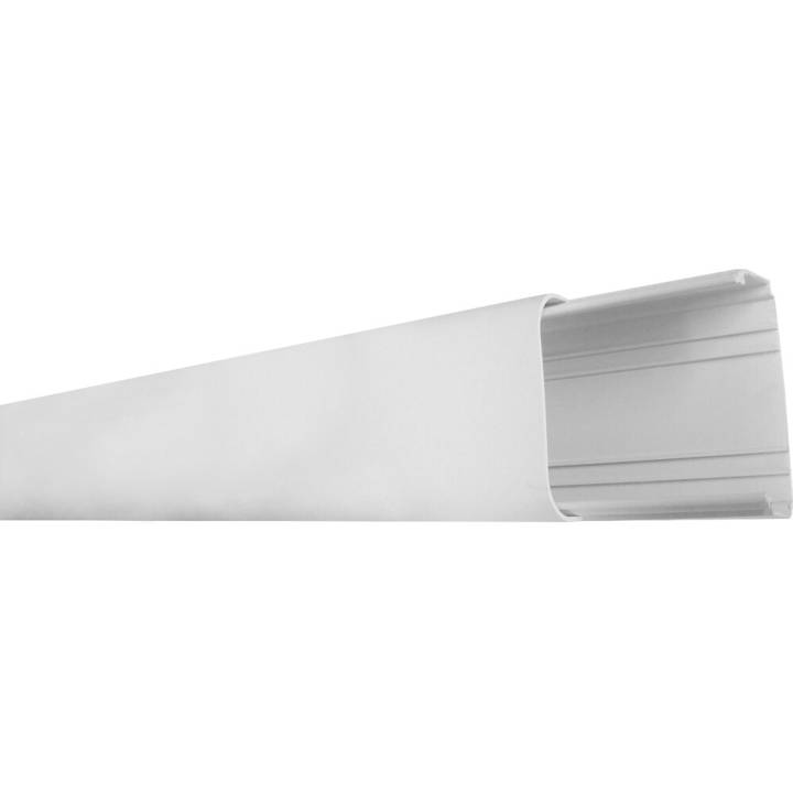 Canaleta Branca Split CB80 85 x 70mm Barra 2 Metros Controlbox