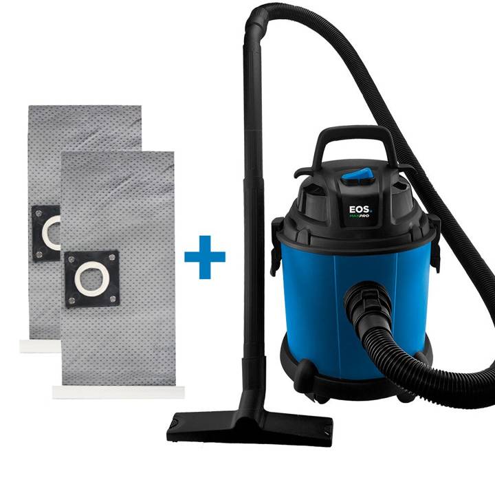 Kit Aspirador de Água e Pó EOS 15 Litros Max Pro 1450W  EAI15P 110V + 2 Sacos Extras