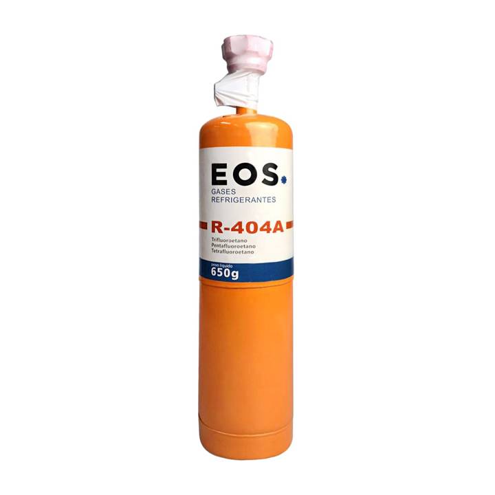 Gás Refrigerante R404a EOS Cilindro de 650g com Válvula e Manopla