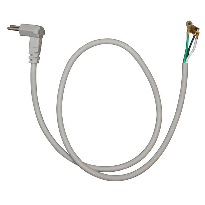 Cabo Força Universal 1 Metro Plug 90º 2P Com Terminal Para Ar Condicionado