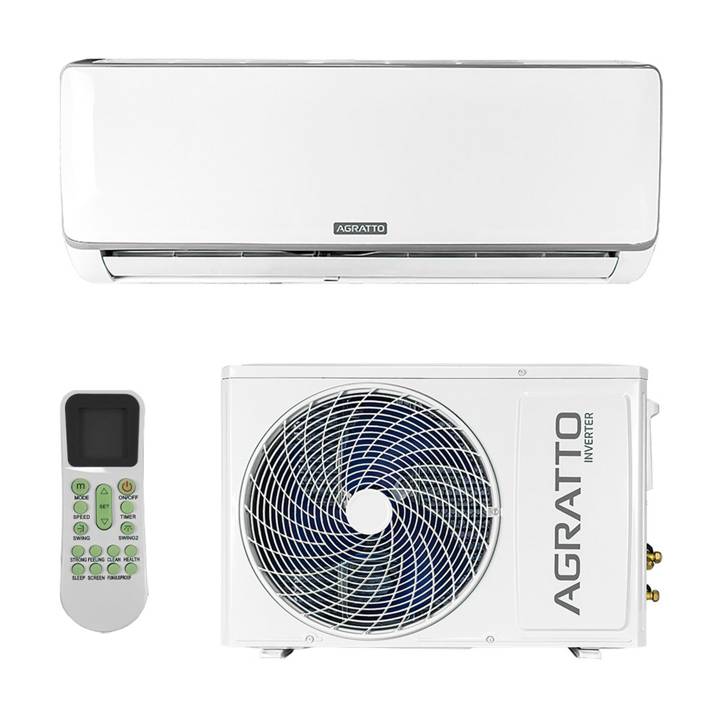 Ar-Condicionado Split Inverter 9000 BTUS Agratto Neo Quente e Frio ICS9QF-02 220V