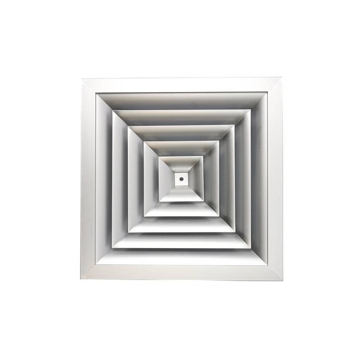 Difusor Multivias Trox T3 Quadrado S/Registro Branco 24