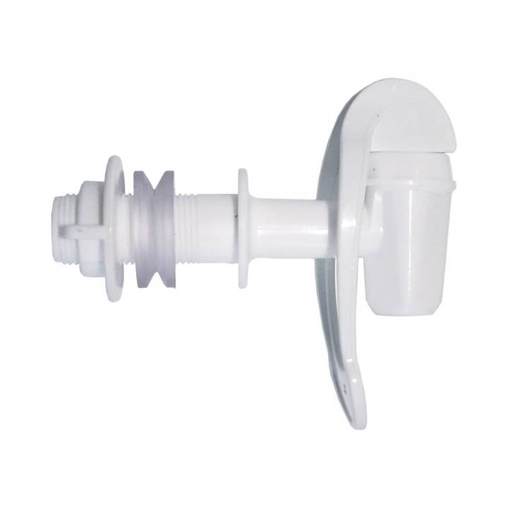 Torneira Bebedouro Garrafão R3/8 Automático Branco/Azul