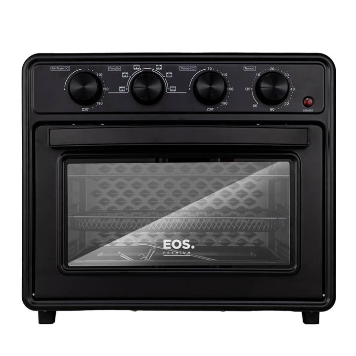 Forno e Fritadeira Air Fryer EOS 35 Litros Premium All Black EAF35AP 110V