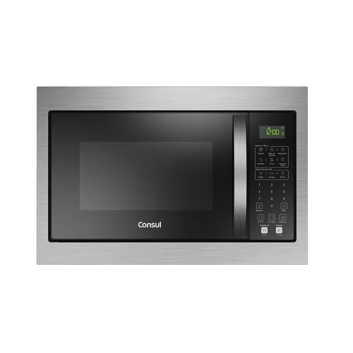 Micro-ondas de Embutir Consul 32 Litros Menu Fácil Preto CM146AEANA 110V