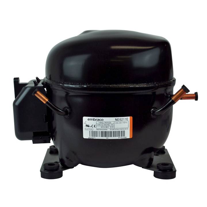 Compressor Embraco Aspera 1HP Baixa Temperatura R404A 60Hz com Caixa de Ligação NEU2178GK 220V