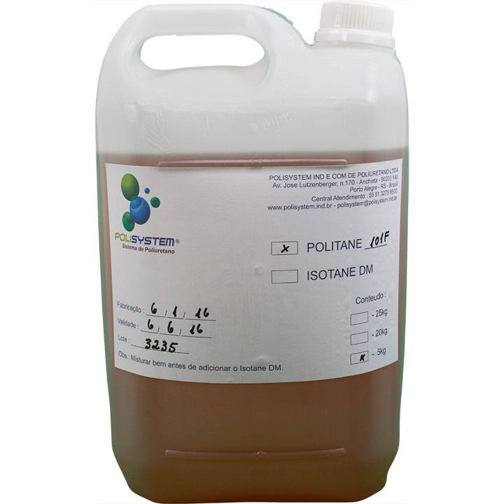 Poliuretano Politane Tipo A 101F Embalagem 5kg Polisystem