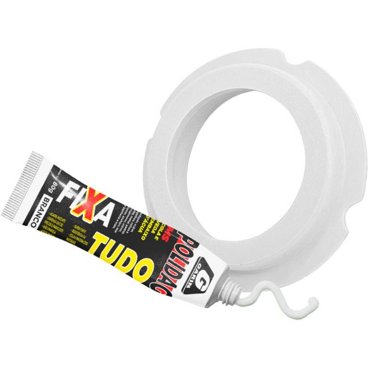 Salva Tanque Frionel Branco para Lavadora Compatível Brastemp e Consul com Fixação Fixa Tudo 80g 191514