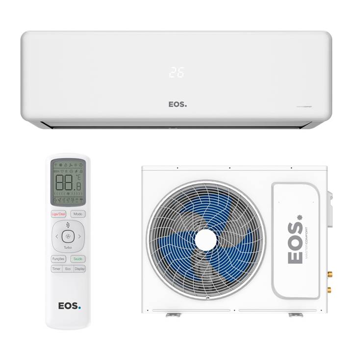 Ar-Condicionado Split 9000 BTUs EOS Master Comfort On/Off High Wall Só Frio EASM9000FI/EASM9000FE 220V