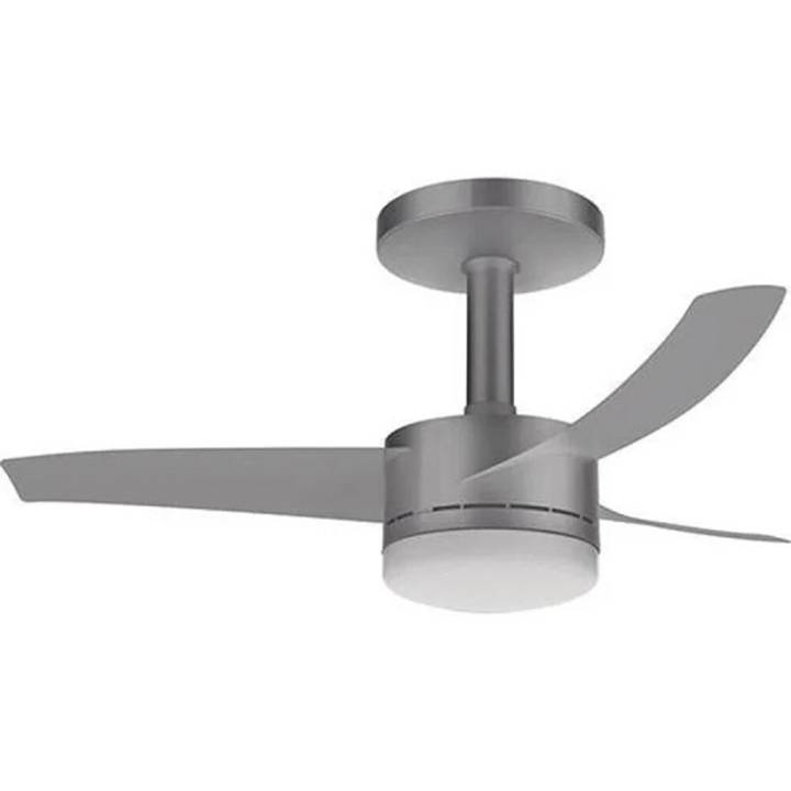 Ventilador de Teto Arno Ultimate 3 Pás com Globo de Vidro Silver VX12 220V