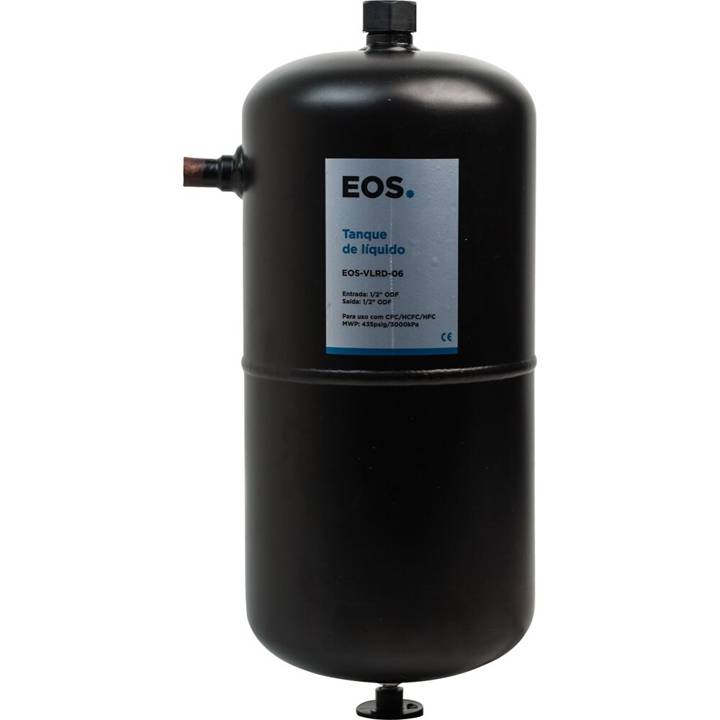 Tanque Líquido Vertical 4 Litros para Unidade Condensadora com Válvula EOS