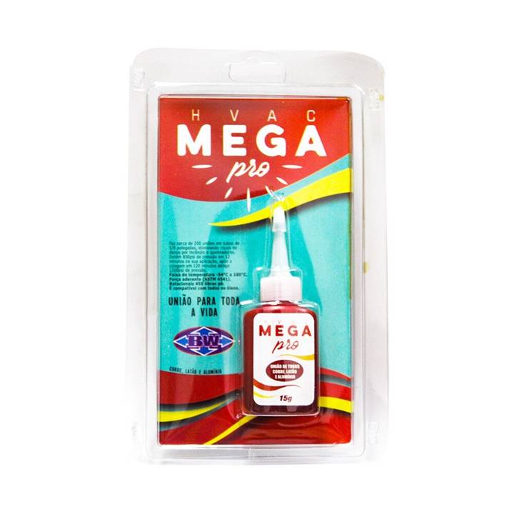 Solda Fria BW Super Mega Pro Brasil Cobre e Alumínio - 15ml