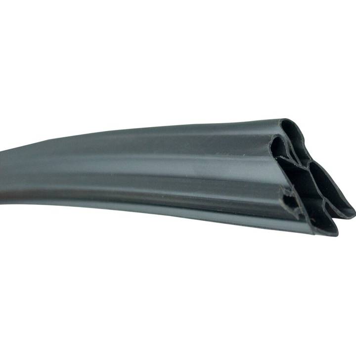 Gaxeta de Borracha Ilpea com Encaixe Compatível Metalfrio e Gelopar Barra de 2 Metros Preto 521330002-15