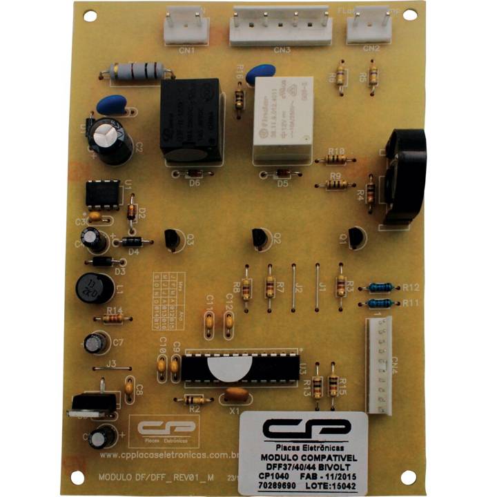 Módulo Eletrônico CP Placas Compatível com Geladeira Electrolux DFF37/40/44 70289690/70289691 Bivolt