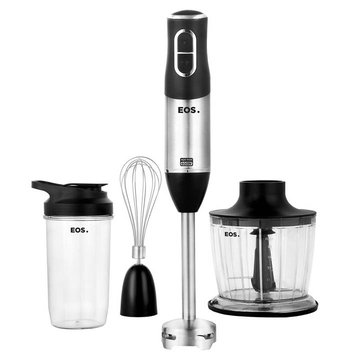 Mixer EOS 3 Em 1 2 Velocidades Inox e Preto 600W EMX02 220V