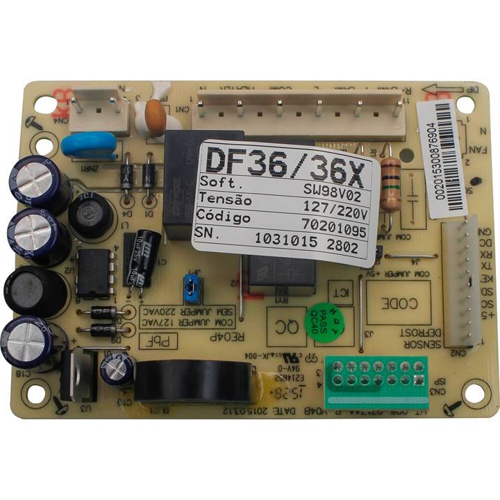 Placa de Potência ASV Compatível com Refrigerador Electrolux PER8012 Bivolt