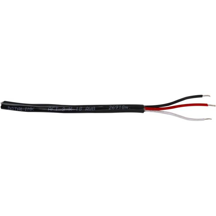 Cabo Flexível Blindado Tipo Shield AF Datalink AFT 3x18AWG 300V 70C - Rolo com 100 Metros