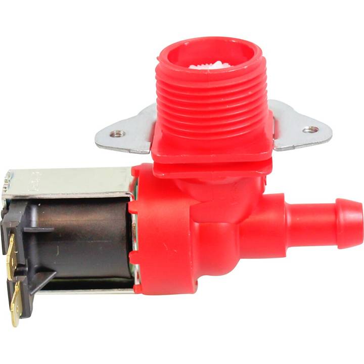 Válvula Água com Suporte Rosca Fina Compatível Lavadora Continental 97612510060 220V Emicol