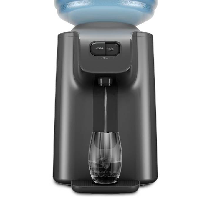 Bebedouro de Mesa para Garrafão Electrolux com Compressor Cinza BC01X 220V