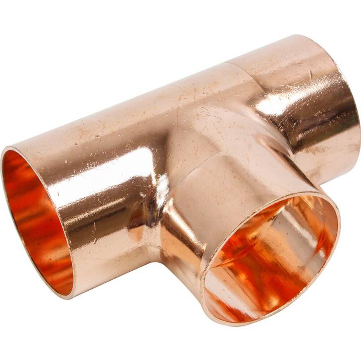 Tee Conexão Cobre 7/8 Parede 0.84mm Forming