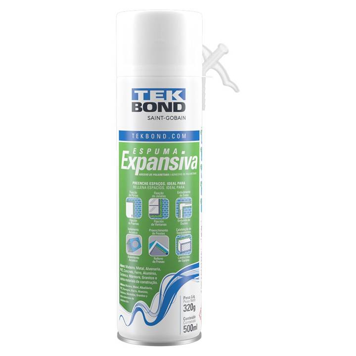 Poliuretano Spray 500ml/320g Tekbond