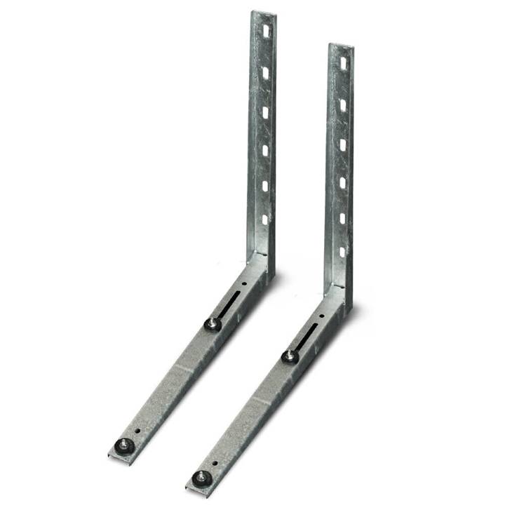 Suporte para Condensadora EOS até 45kg/Par 500mm Perfil U Slim Galvanizado a Fogo 500PUXGF
