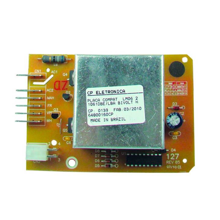 Placa Eletrônica para Lavadora LM06/LF80 CP0138 Bivolt