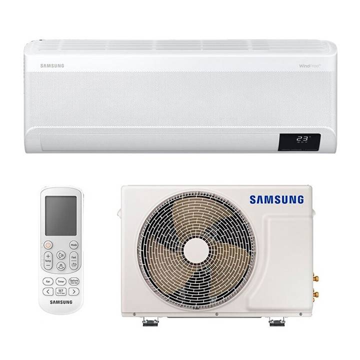 Ar-Condicionado Split Inverter 9000 BTUs Samsung WindFree Connect High Wall Quente e Frio AR09BSEAAWKNAZ 220V