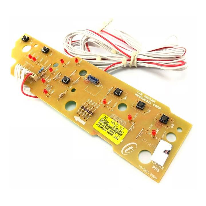 Placa Interface Lavadora Bivolt Foucaul Brastemp BWC10A/BWC10B/BWC11A