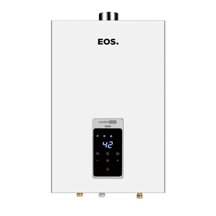 Aquecedor de Água a Gás EOS Digital 26 Litros (Gás Natural) Exaustão Forçada EAQ260GD-N Branco Bivolt