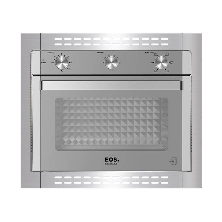 Forno e Air Fryer de Bancada ou Embutir EOS Premium 47 Litros Inox Vidro Espelhado EFE472EAFE 110V