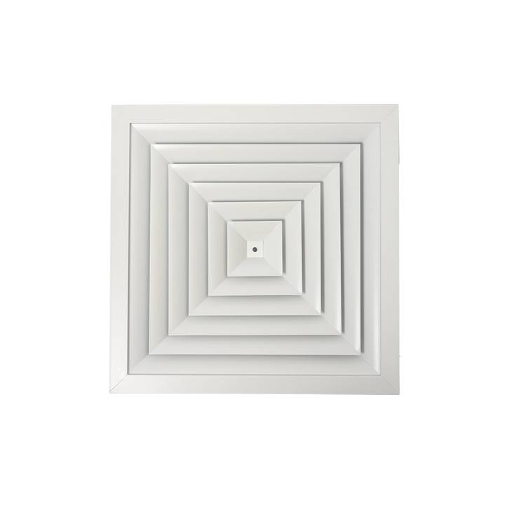 Difusor Multivias Trox T4 Quadrado C/Registro Ag Branco 30