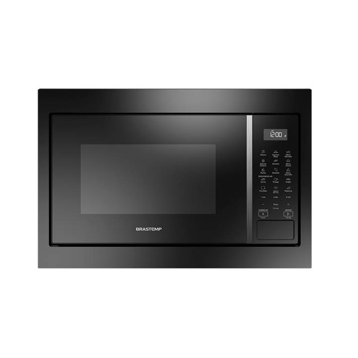 Micro-ondas de Embutir Brastemp 32 Litros Preto BM146AE 110V