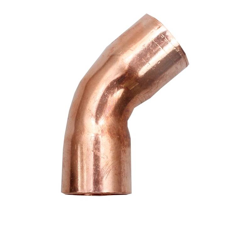 Curva 45° Forming Tubing Conexão Cobre X 1 Parede 0.84mm