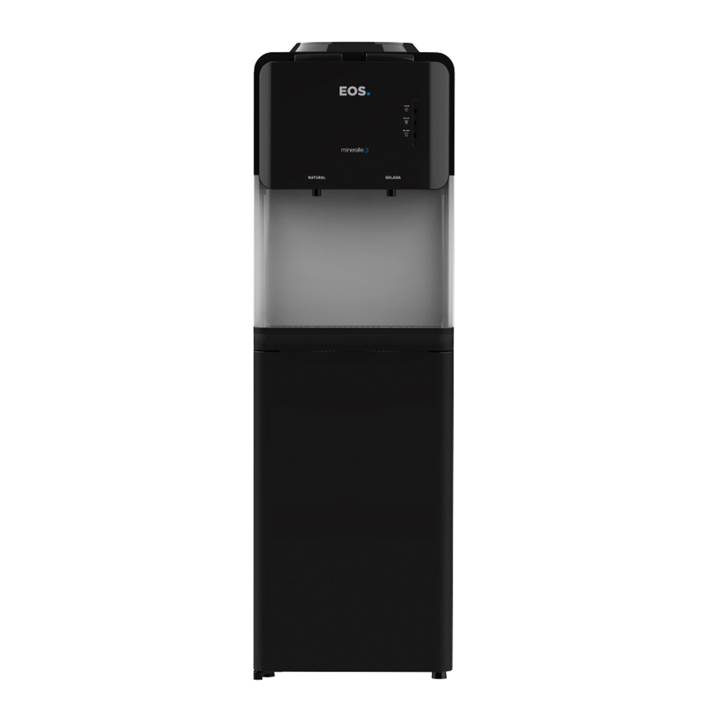 Bebedouro Coluna de Água Garrafão Compact EOS Mineralle Preto EBC031PC 220V