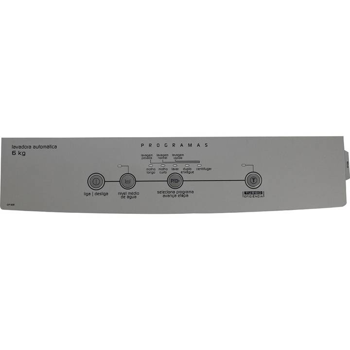 Painel Decorativo Compatível Lavadora Brastemp BWC06A CP0938 CP Placas