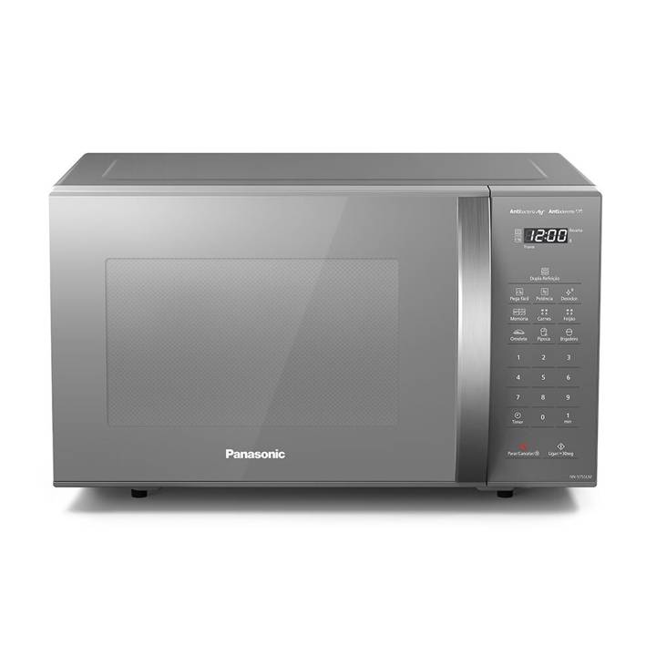 Micro-ondas Panasonic 27 Litros 3 Receitas Prata ST55LMRUK 220V