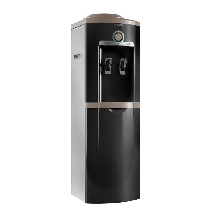 Bebedouro de Coluna para Garrafão Esmaltec Gelágua Preto EGC35B 110V