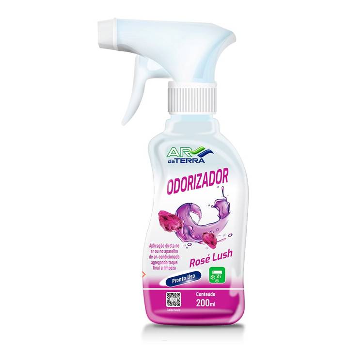 Odorizador Spray para Ar-Condicionado Rose Lush Ar da Terra 200 ml Ref. PL00402-200