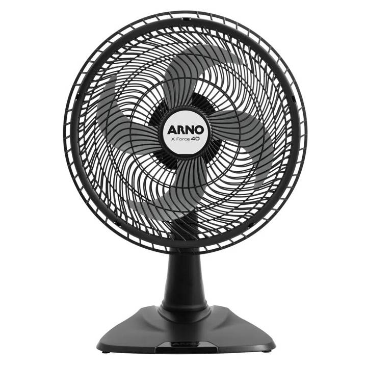 Ventilador de Mesa Arno X Force com 4 pás 40cm Preto VE4X 110V