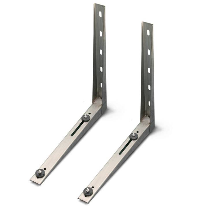 Suporte Para Condensadora EOS até 70kg/Par 600mm Perfil U Aço Inox 304 600PIR