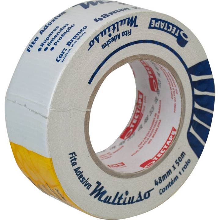 Fita Isolação Silvertec Pu Tectape 48mm x 50M Branco