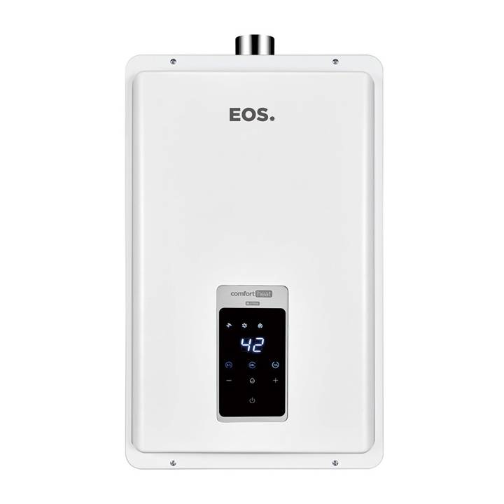 Aquecedor de Água a Gás EOS Digital 32 Litros (Gás Natural) Exaustão Forçada EAQ320GD-N Branco Bivolt